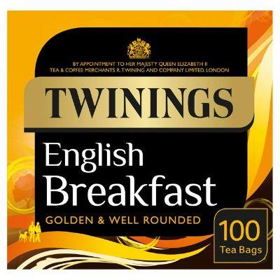 Twinings English Breakfast 100 Tea Bags 250g