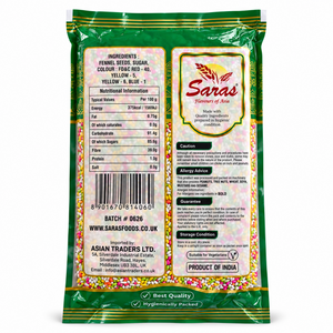 Saras SUGAR COATED Fennel Seeds 1Kg