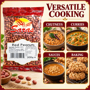 Saras Red Peanuts 300g
