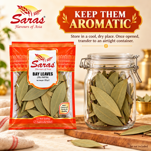 Saras Whole Bay Leaves (Tej Patta) – 25g