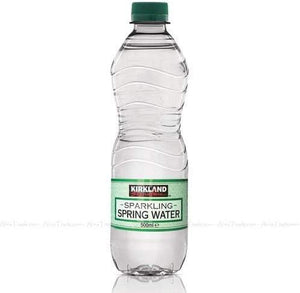 Kirkland Signature Sparking Spring Water Screw Cap Lid Bottles Pack of 40x500ml