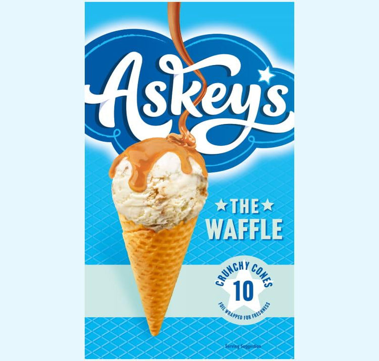Askeys Waffle Cones - 10 Cones