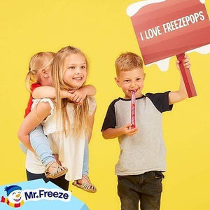 Mr Freeze Sour Freeze Pops 20 x 45ml - PINK