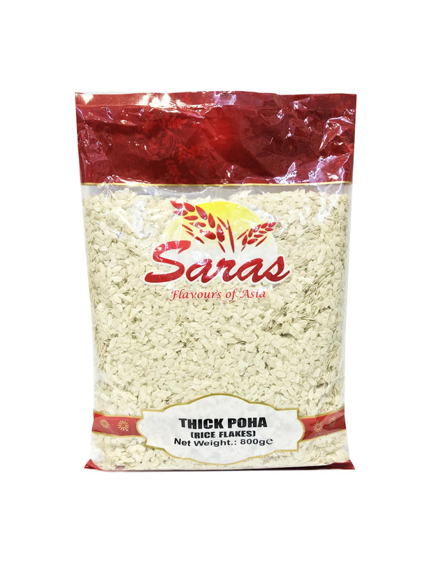 Saras Poha Thick 800g (Rice Flakes)