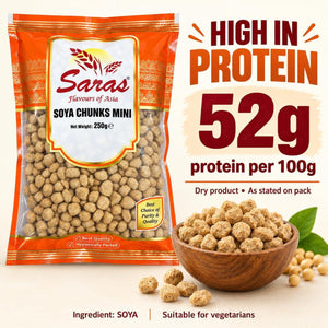 Saras Mini Soya Chunks 250G