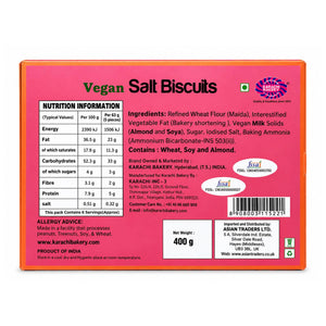 Karachi Bakery Salted Biscuits 400g | Indian Savoury Biscuits