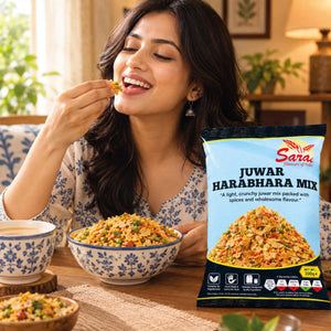 Saras Juwar Harabhara Mix 200g | Traditional Indian Savoury Snack Mix