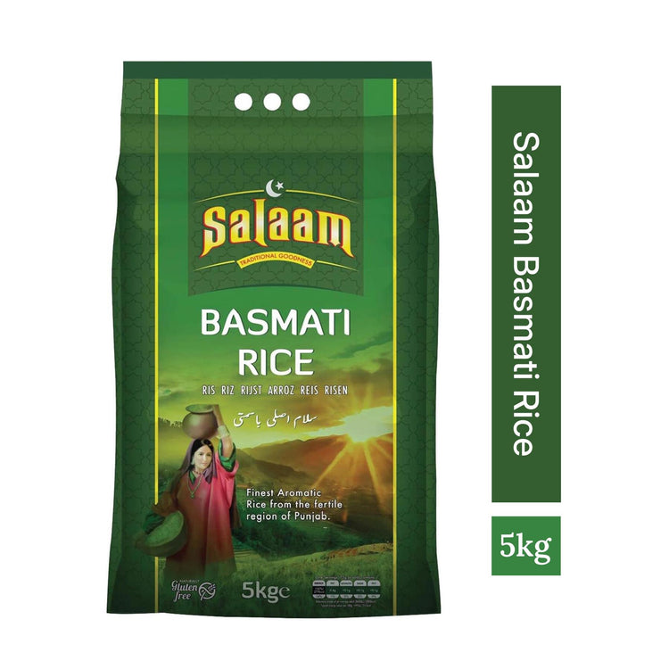 Salaam Basmati Rice 5kg | Long Grain Basmati Rice