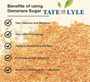Tate & Lyle Demerara Sugar - 3kg