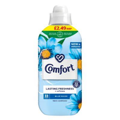 Comfort Fabric Conditioner Blue Skies 33 Wash - 990ml