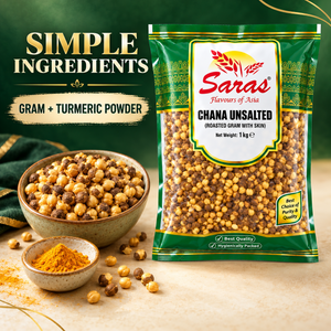 Saras Roasted Chana Unsalted 1Kg