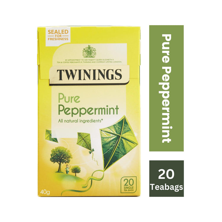 Twinings Pure Peppermint 20 Single Tea Bags 40g