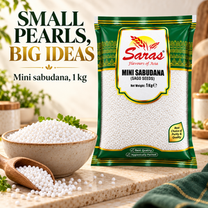 Saras Small Sago Seeds (Sabudana) 1kg