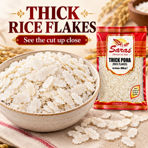 Saras Poha Thick 800g (Rice Flakes)