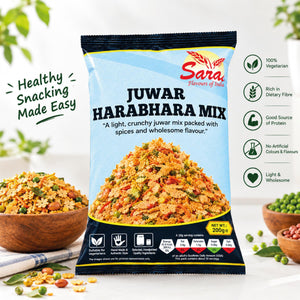 Saras Juwar Harabhara Mix 200g | Traditional Indian Savoury Snack Mix