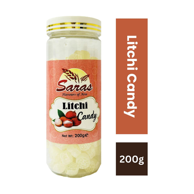 Saras Candy Litchi (Lychee) 200g