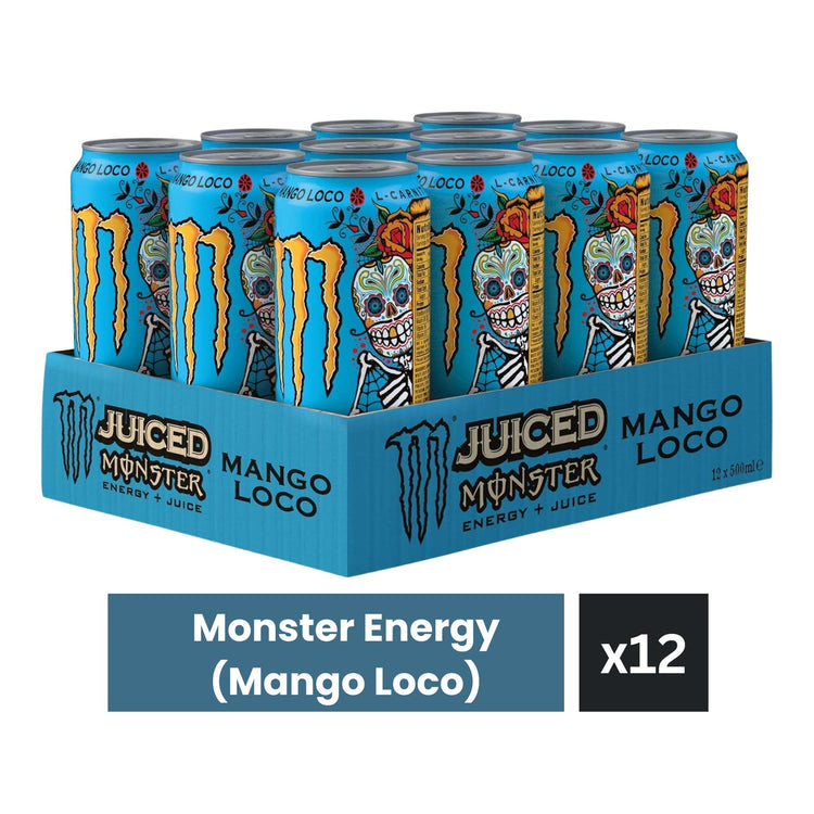 Monster Energy Drink Mango Loco - 500ml (Pack of 12)