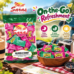 Saras Hajmola Candy 75g | Tangy Indian Digestive-Style Candy