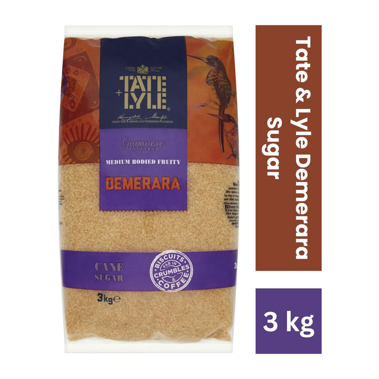 Tate & Lyle Demerara Sugar - 3kg