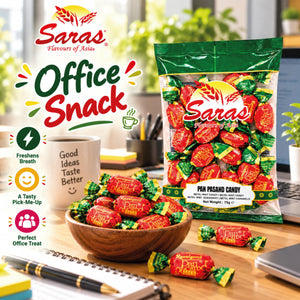 Saras Pan Pasand Candy 75g | Paan Flavoured Indian Candy