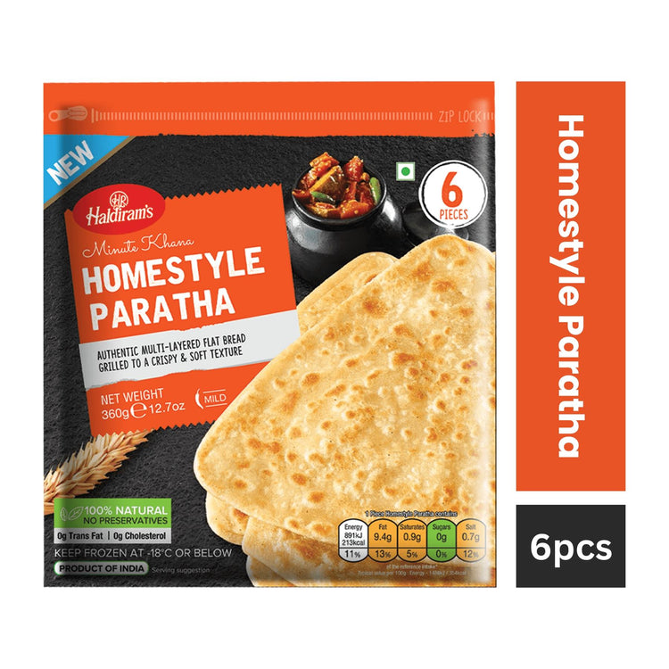 Haldiram's Homestyle Paratha 360g - FROZEN