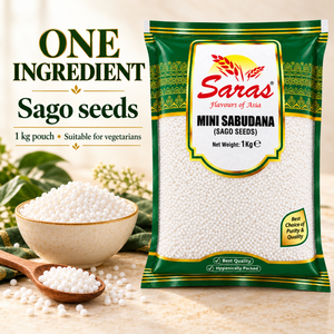 Saras Small Sago Seeds (Sabudana) 1kg