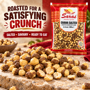 Saras Roasted Chana Salted 300g