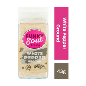 FUNKY Soul SPICES White Pepper Ground - 43g
