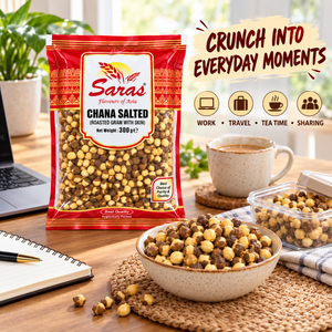 Saras Roasted Chana Salted 300g