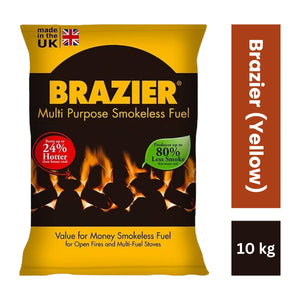 Brazier Multi Purpose Smokeless Fuel 10kg (Yellow)