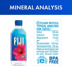 Fiji Natural Artesian Water – 500ml Bottles (Pack of 24) | Premium Still Water | BPA-Free Bottles | Refreshing Hydration | Suitable for All Diets