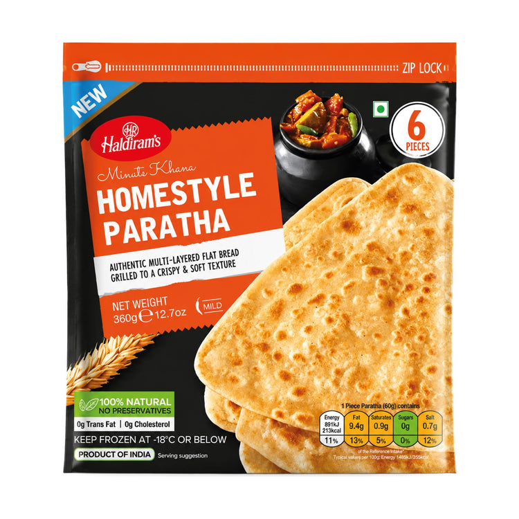 Haldiram's Homestyle Paratha 360g - FROZEN