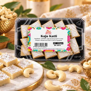 Saras Kaju Katli 225g | Traditional Indian Cashew Sweet | Mithai