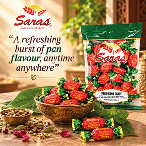 Saras Pan Pasand Candy 75g | Paan Flavoured Indian Candy