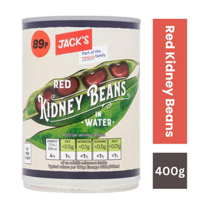 Jack's Red Kidney Beans in Water 400g