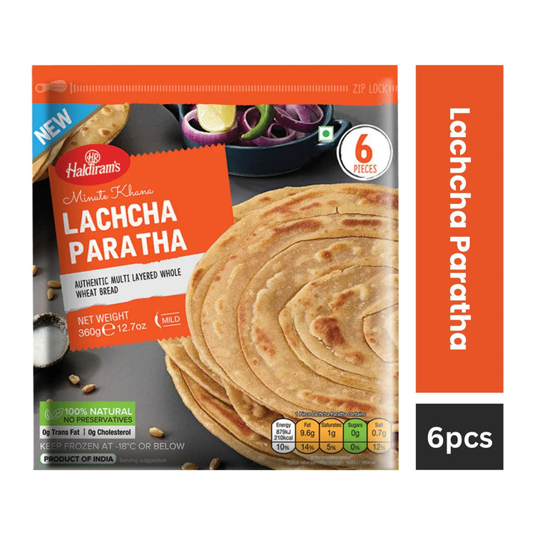 Haldiram's Lachcha Paratha - 6pcs - FROZEN