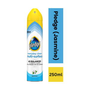 Pledge Everyday Clean, Multi-Surface Cleaning Aerosol Jasmine - 250 ml