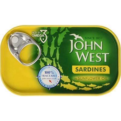 John West Sardines in Sunflower Oil 120g
