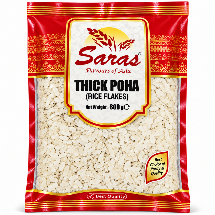 Saras Poha Thick 800g (Rice Flakes)