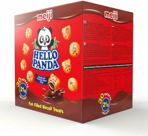 Hello Panda Chocolate Biscuits Snack - 30 x 21g (630g)