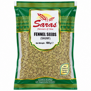 Saras Whole Fennel Seeds (Saunf) – 100g