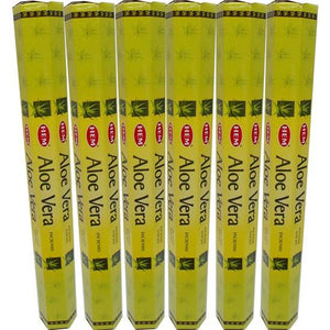 Hem Incense Sticks- Aloe Vera (6 x 20g) -120 Sticks