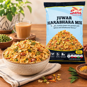 Saras Juwar Harabhara Mix 200g | Traditional Indian Savoury Snack Mix