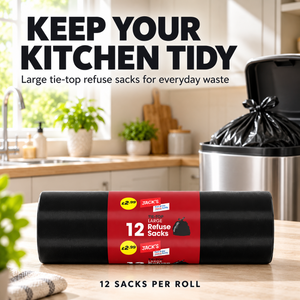 Jack's 12 Tie-Top Large Refuse Sacks