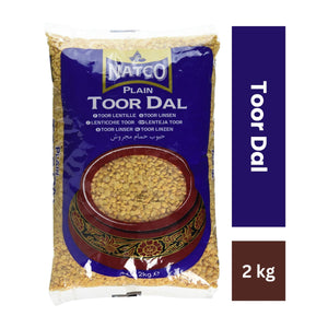 Natco Toor Dal Plain 2Kg Bag