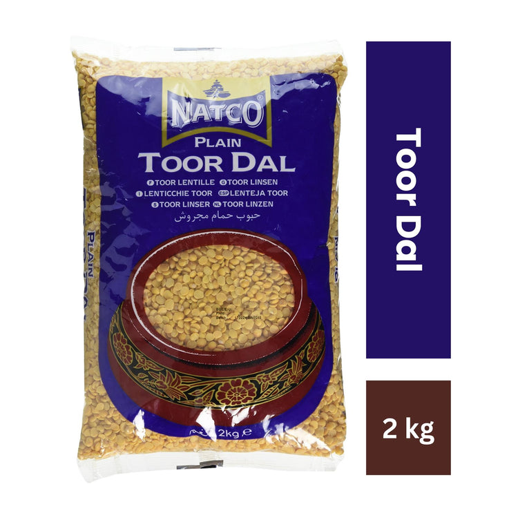 Natco Toor Dal Plain 2Kg Bag