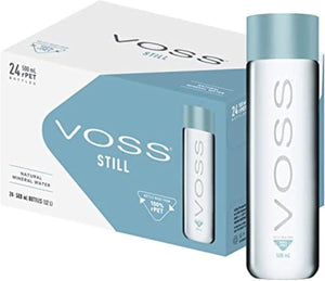 Voss Still Natural Artesian Water – 500ml Bottles (Pack of 24) | Premium Glass-Like Taste | BPA-Free Bottles | Refreshing Hydration | Suitable for All Diets