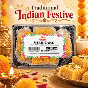 Saras Milk Cake 225g | Traditional Indian Milk Sweet | Mithai