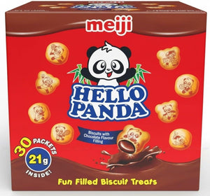 Hello Panda Chocolate Biscuits Snack - 30 x 21g (630g)