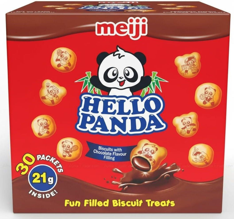 Hello Panda Chocolate Biscuits Snack - 30 x 21g (630g)